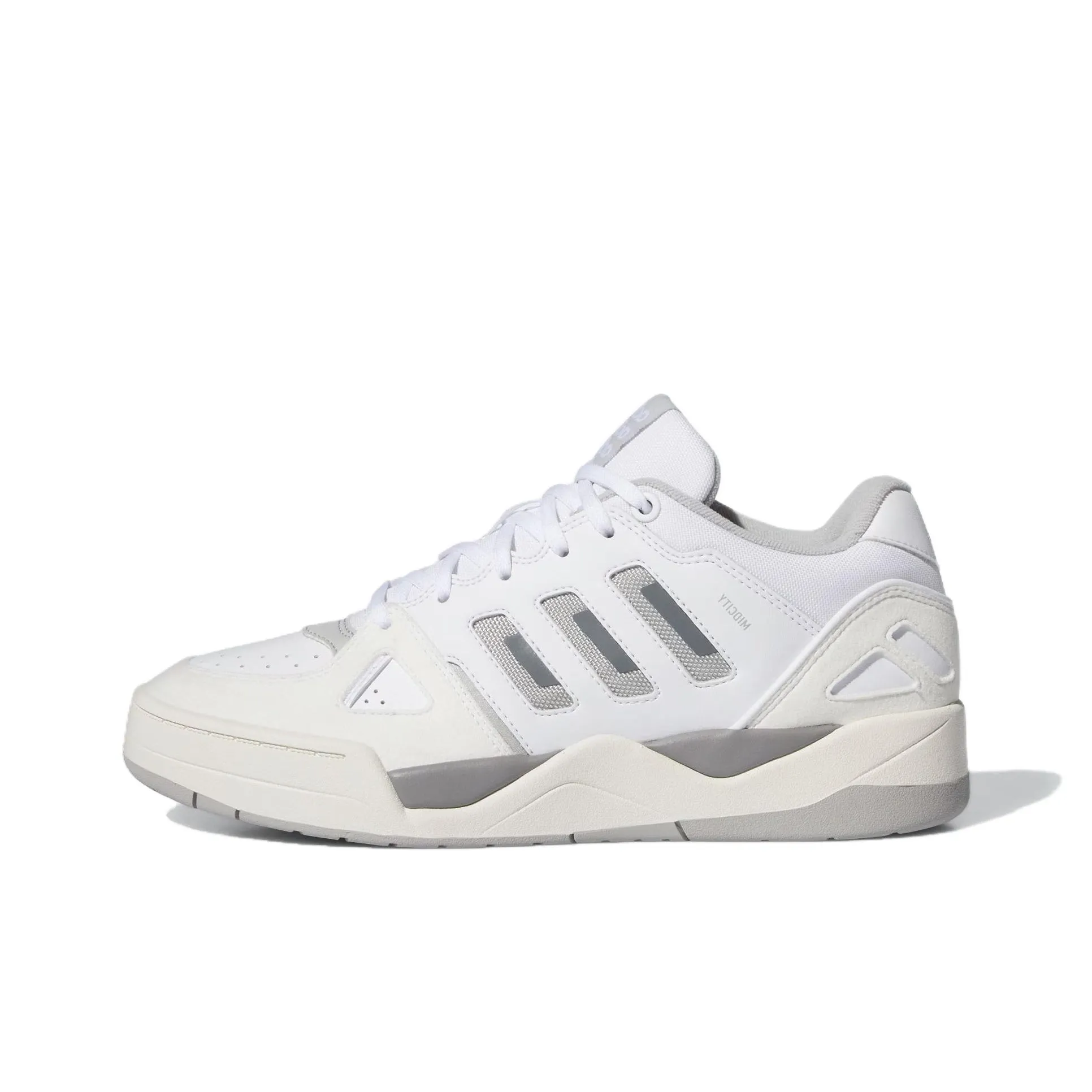 Adidas Midcity LOW Low Top Basketball Shoes Men's White