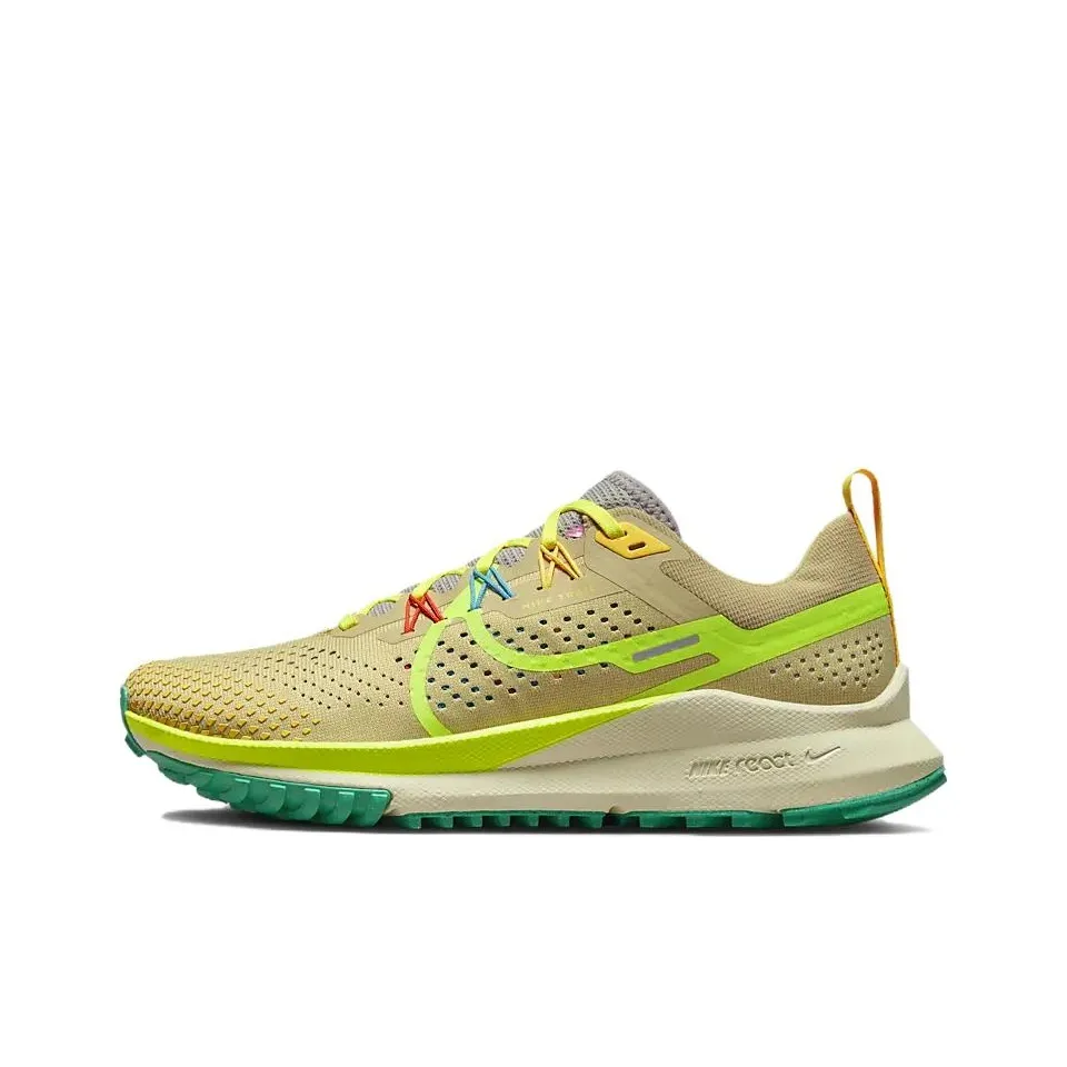 Nike React Pegasus Trail 4 Team Gold Baltic Blue Stadium Green Volt Women's