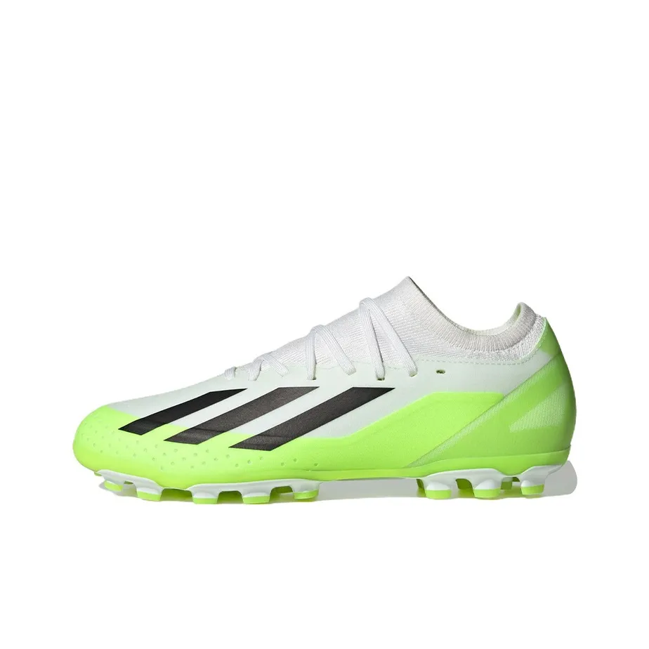 adidas Crazyflight X3 Artificial White Solar Green Grass Boots