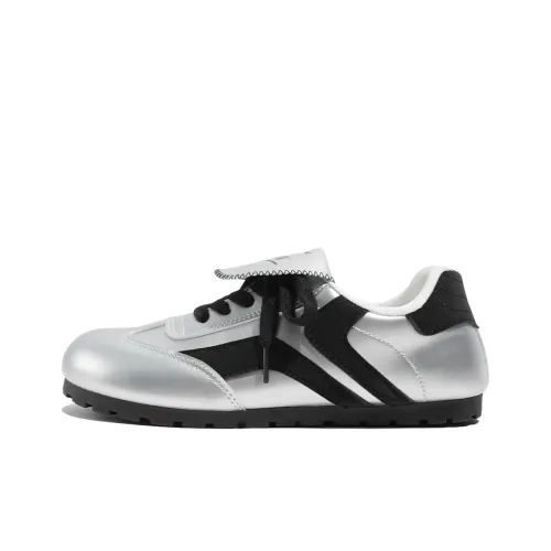 TUOPIN Pie Shoes Повседневная обувь Низкий топ Серебристо-черный Женская