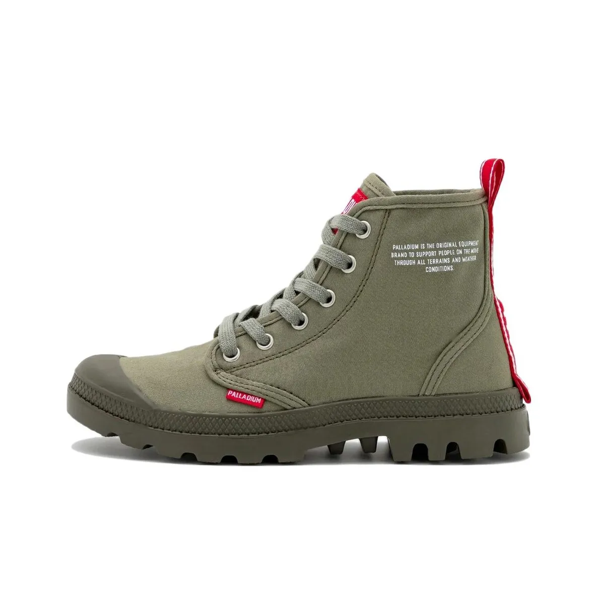 Palladium Pampa Martin Boots Unisex Army Green