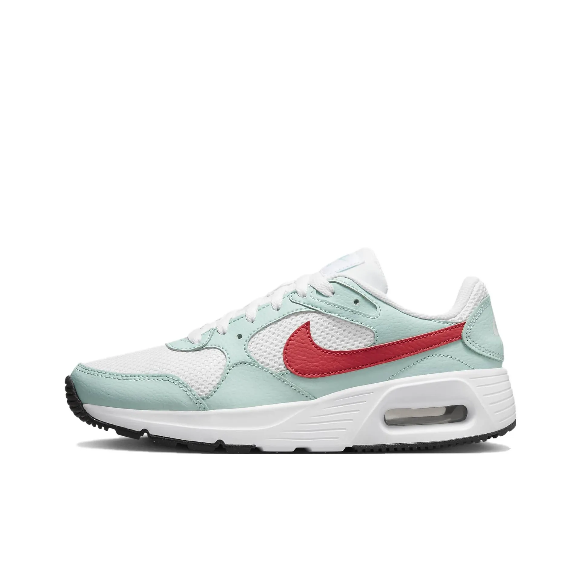 Nike Air Max Sc White Jade Ice Black Light Fusion Red Women's