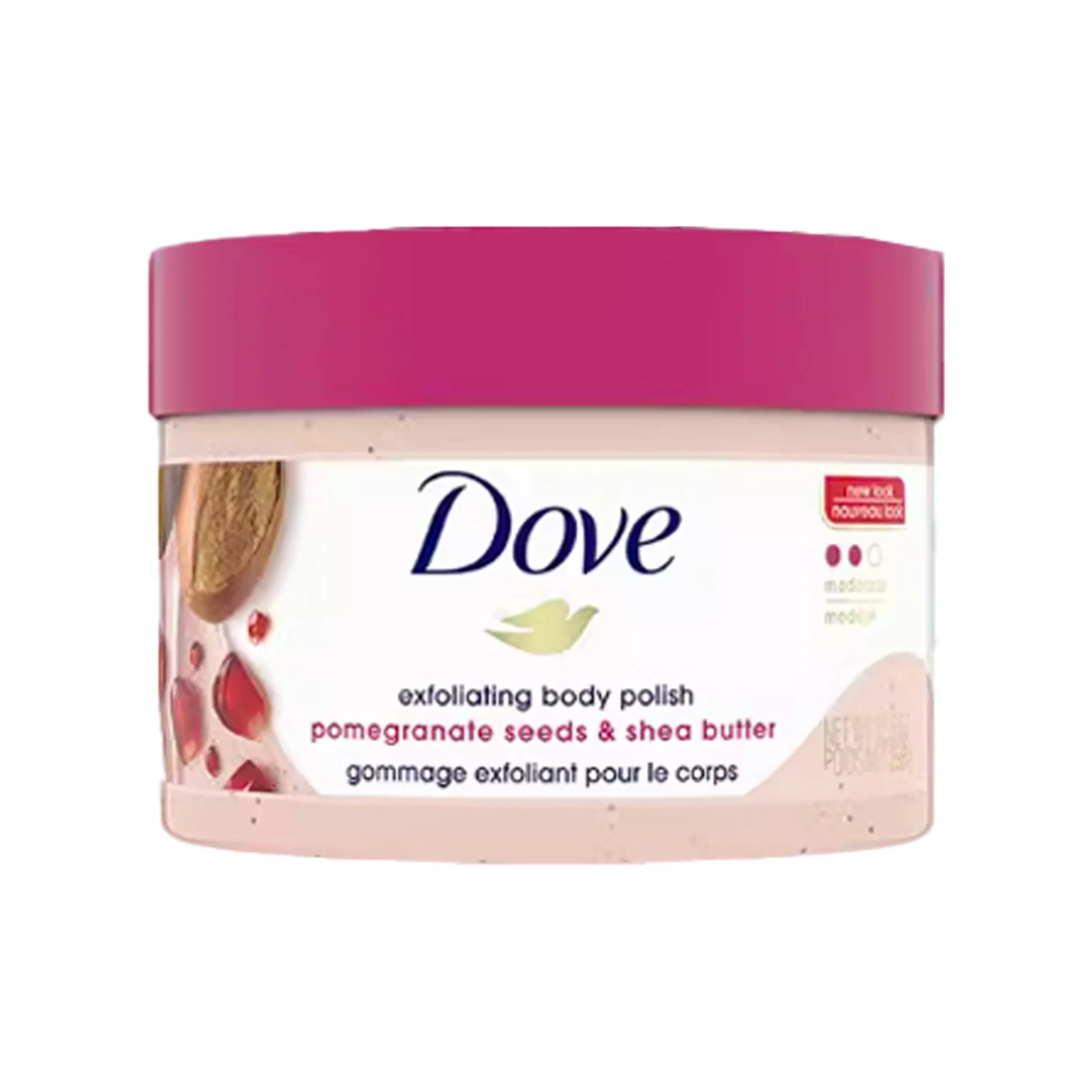 DOVE Центральная часть Увлажняющие Скрабы Фрукты Аромат 280г 280г*2 280г*3 Бутылки Отшелушивающий Увлажняющий Чистка Ароматический