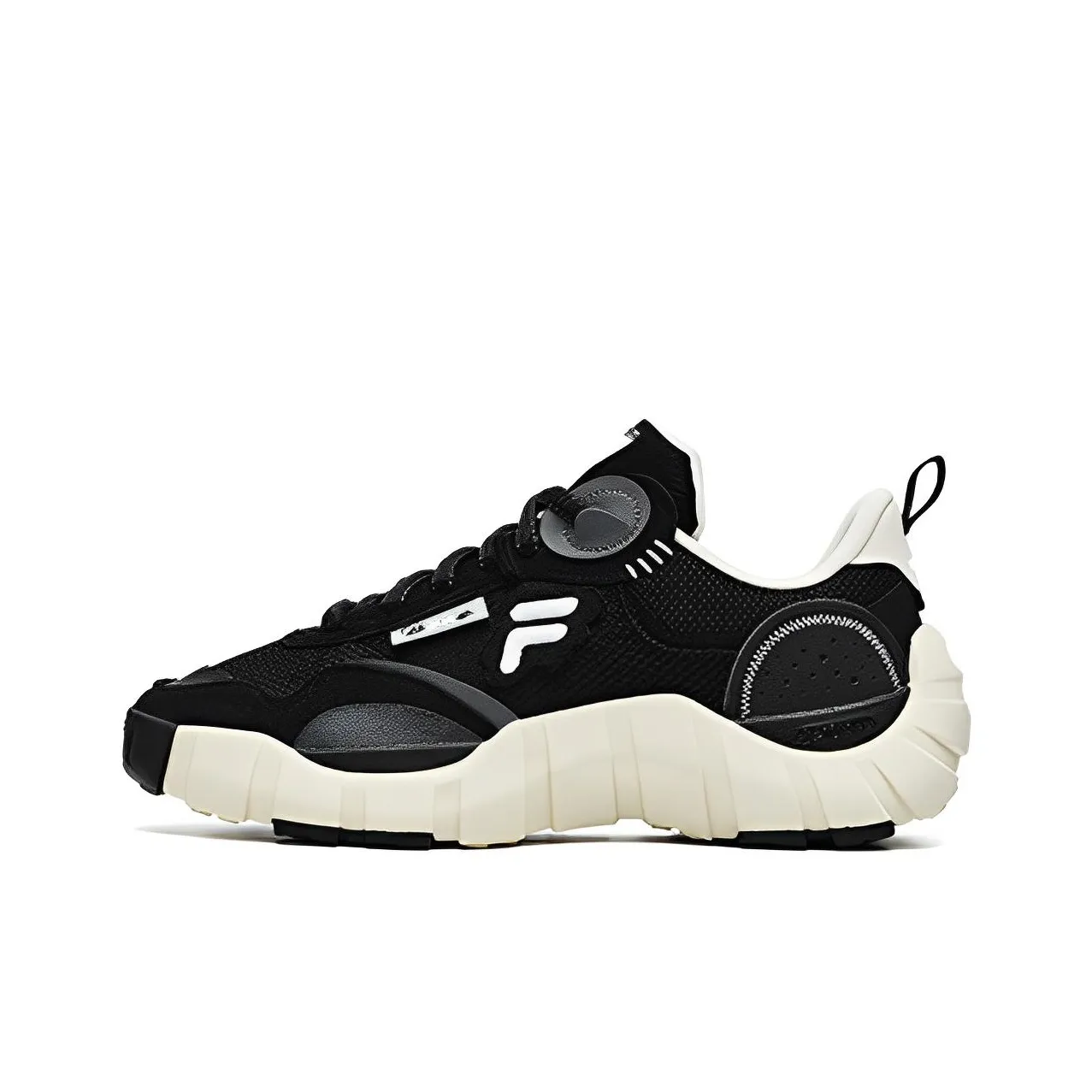 FILA FUSION BONE Низкий Топ Casual Мужской Черный