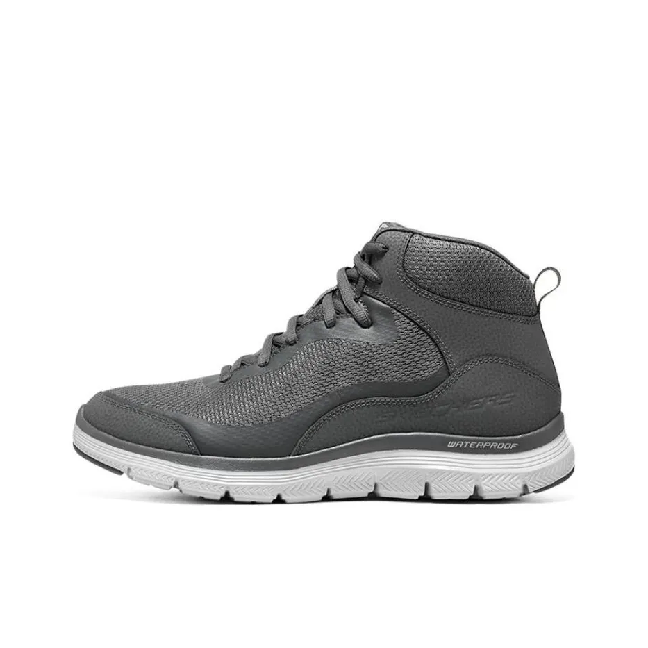 Skechers Flex Advantage 4.0 High Top Casual Shoes Men's Charcoal Gray