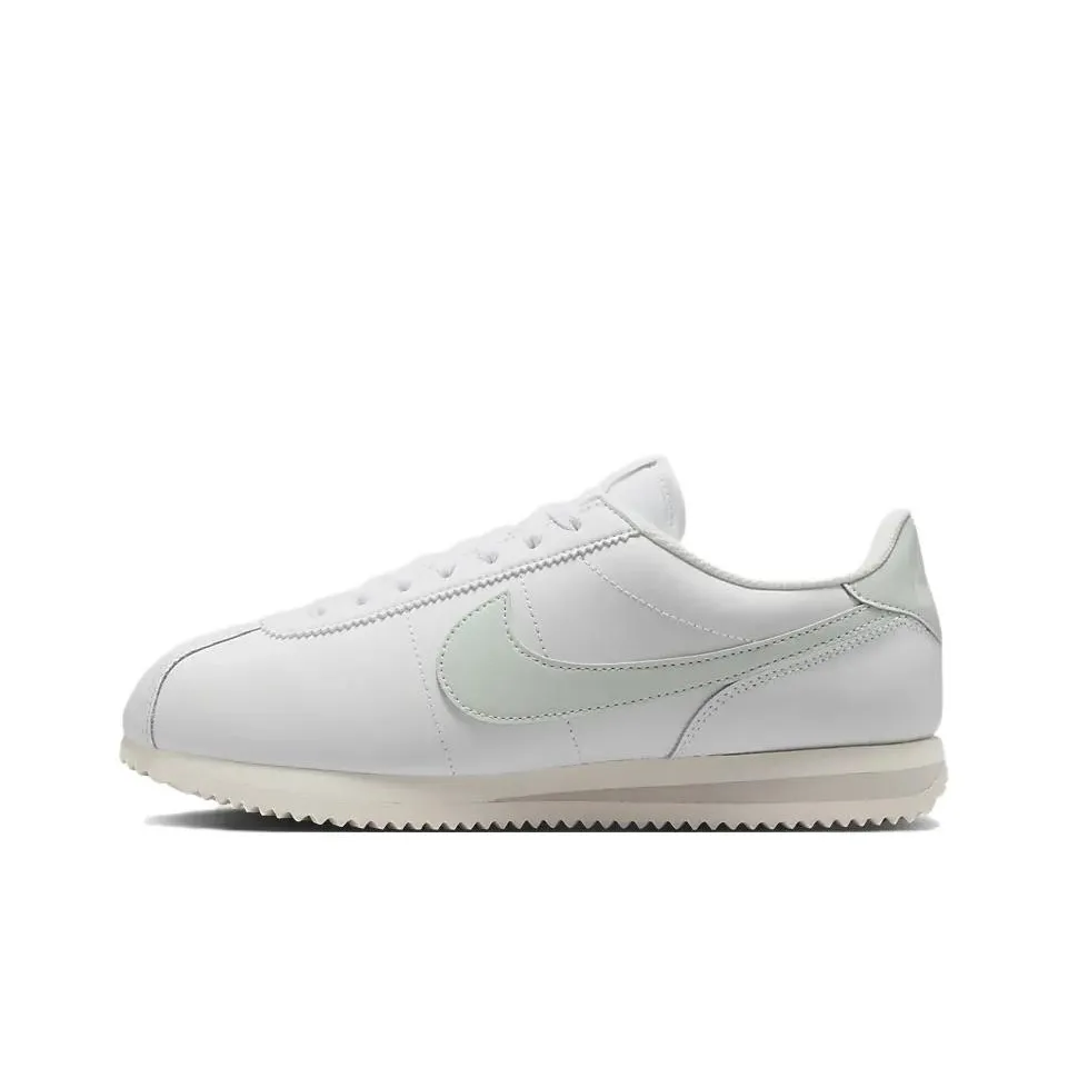 Nike Cortez Устойчивый к истиранию Низкий Топ Повседневные Городские Кроссовки для Коммутирования и Бега Женские Белые