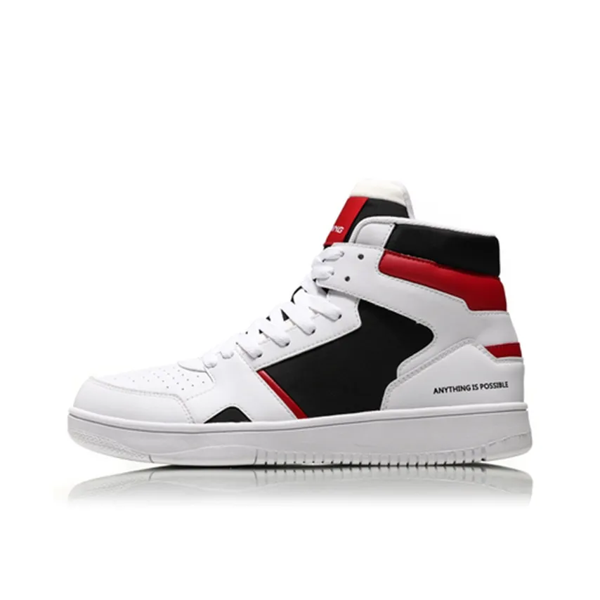 Лайнер Knight с покрытием противоскользящие высокие кроссовки для скейтбординга мужские красный белый черный