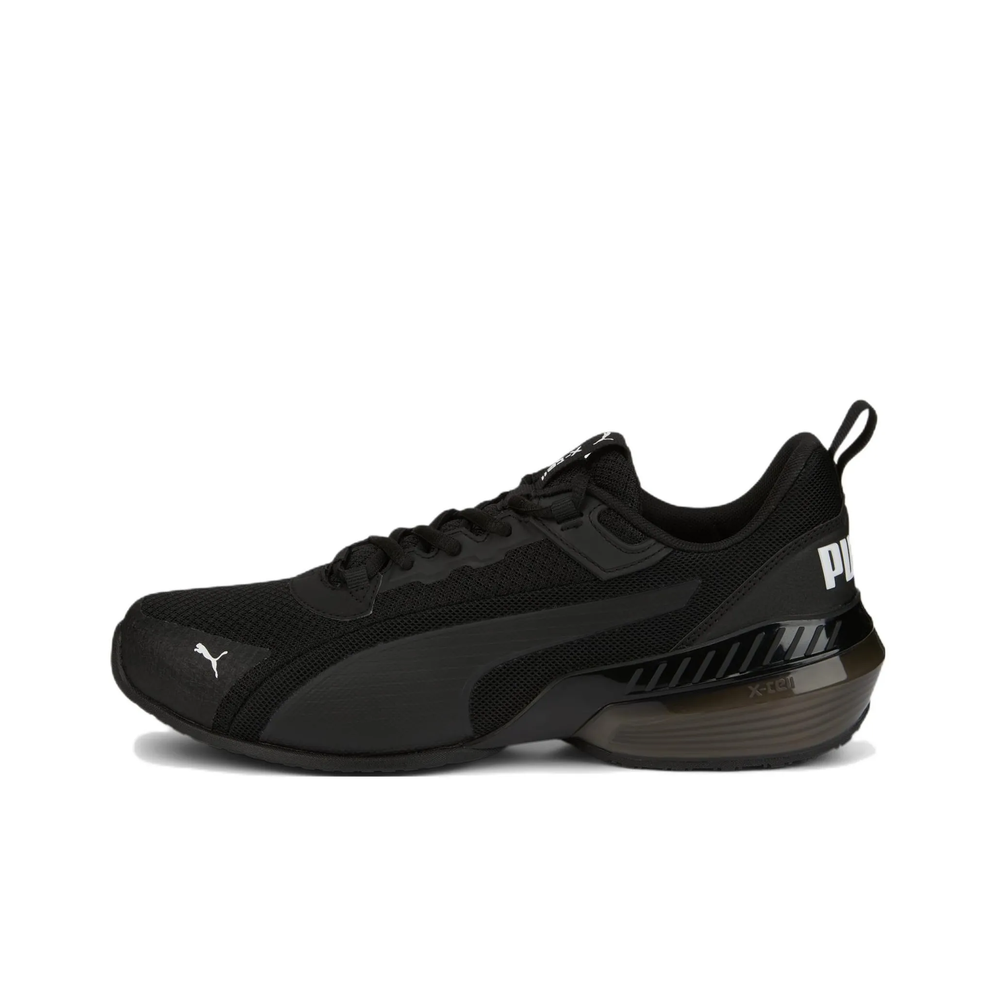PUMA X Slip Anti-slip Abrasion-resistant Low-top Беговые кроссовки Мужские Черные