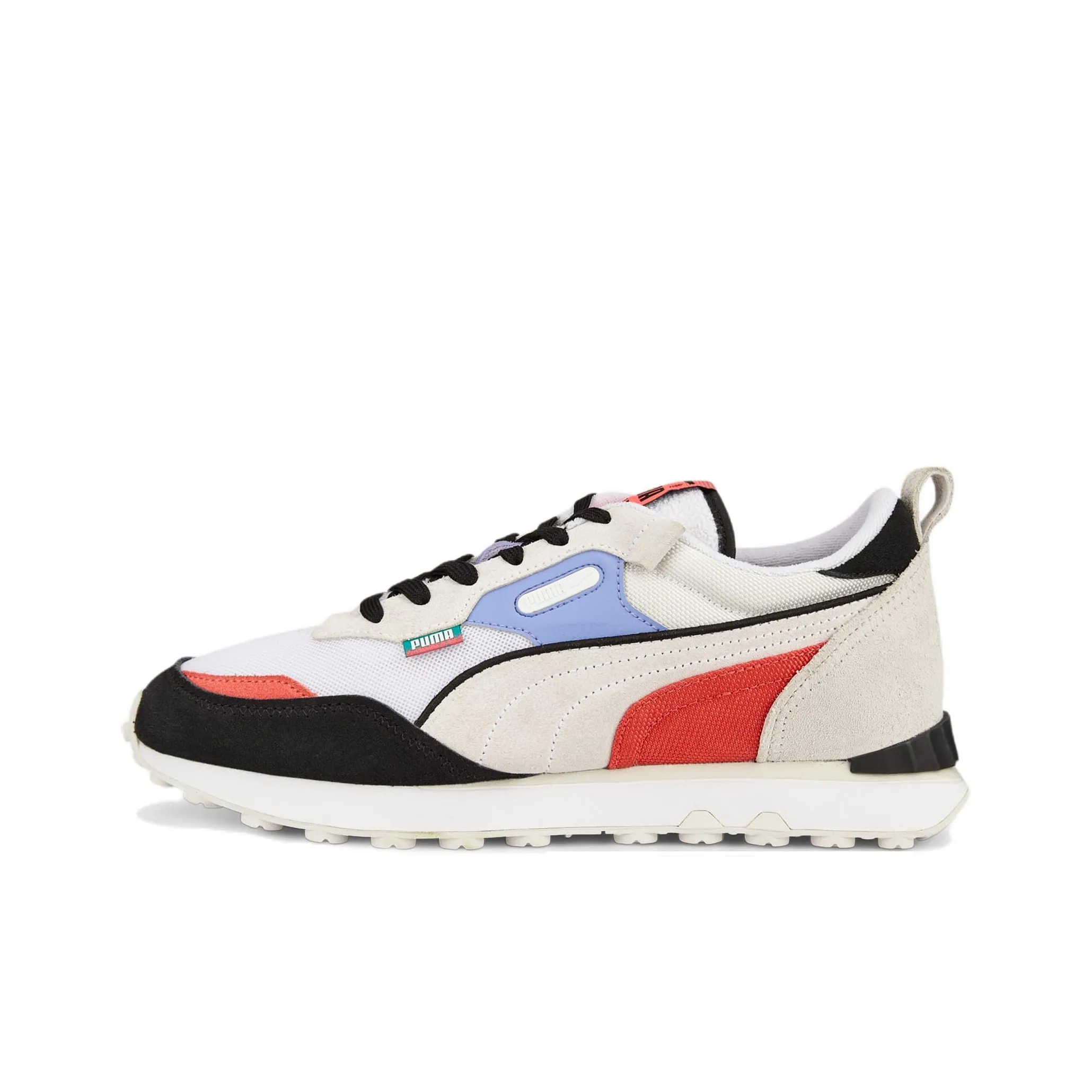 PUMA Rider FV Fandom Low Топ Спортивная Повседневная Обувь Черный Белый Красный