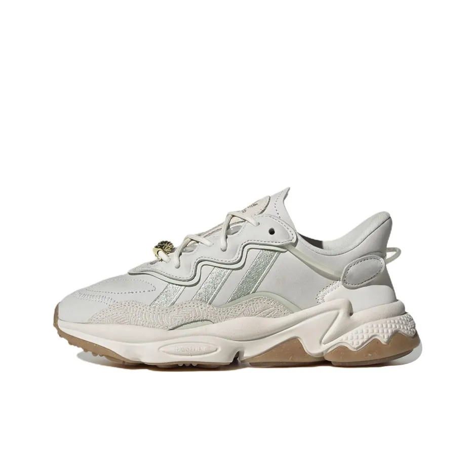 Adidas Originals Ozweego 'White Linen Green Gum' Women's