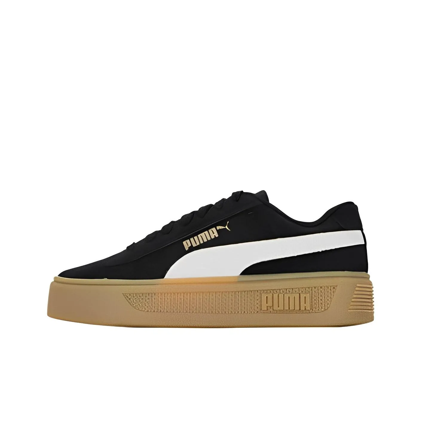 PUMA Smash Platform v3 Smash v3 SD Slip-resistant Abrasion-resistant Low Top Skateboard Shoes Women's Black PUMA Smash Platform v3 Smash v3 SD Противоскользящие Устойчивые к истиранию Низкие Кеды для скейтбординга Женские Черные