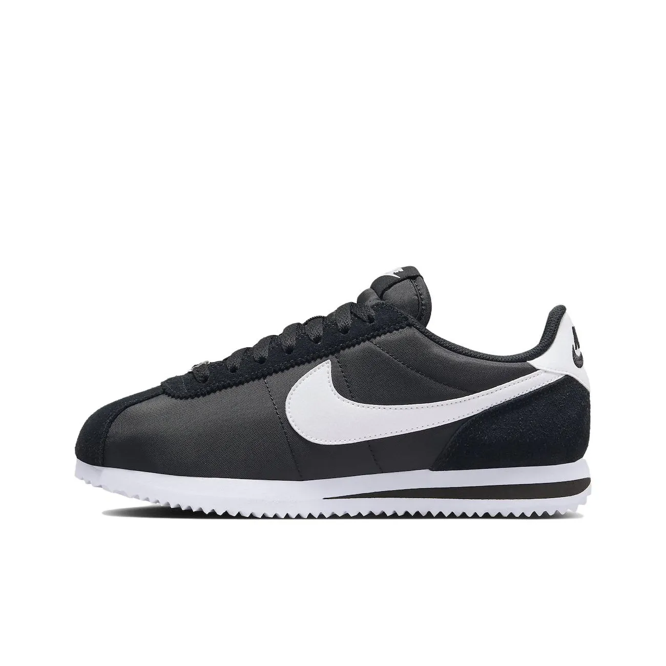 Nike Cortez Nylon Black White Women's