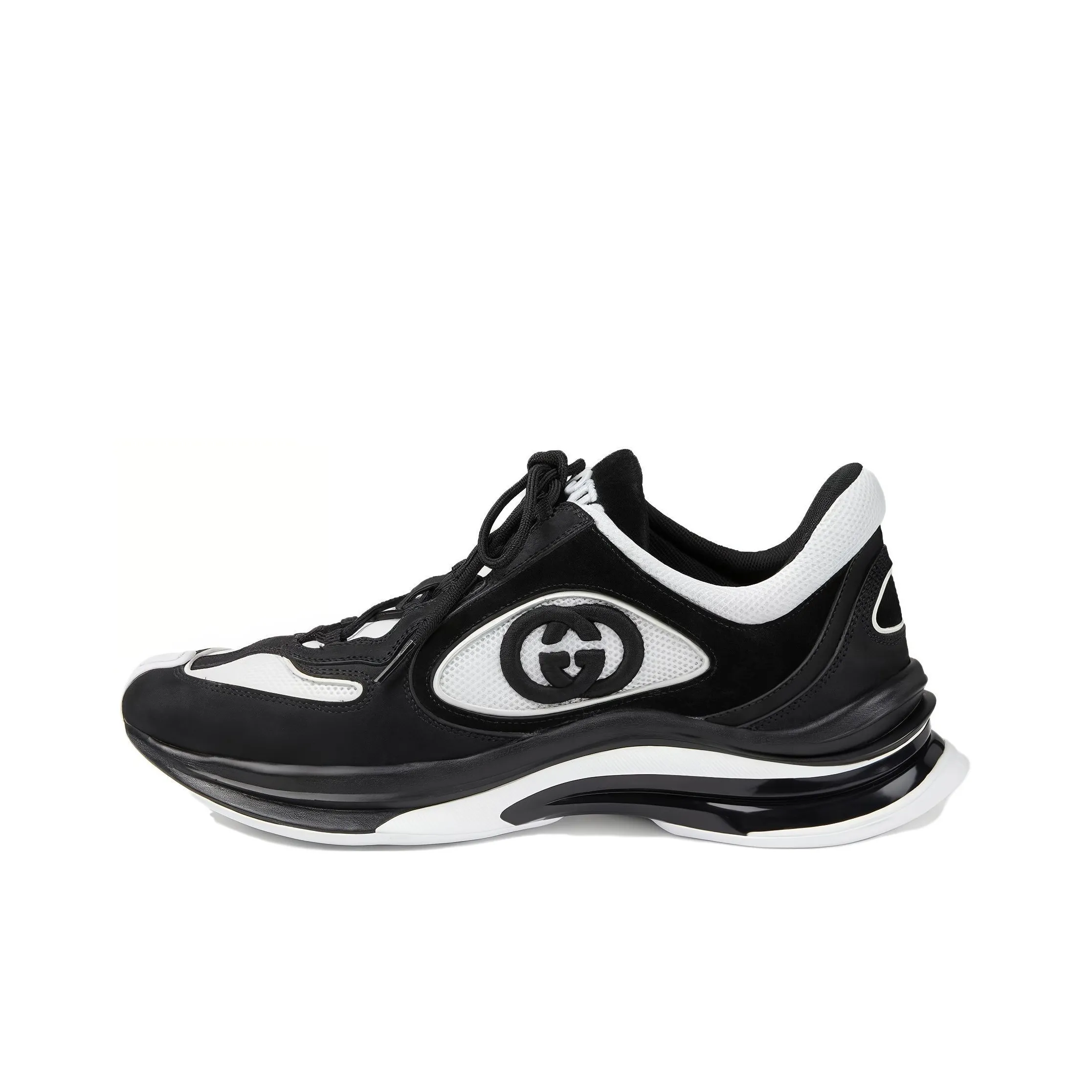 GUCCI RUN Casual Shoes Men Low Top Black