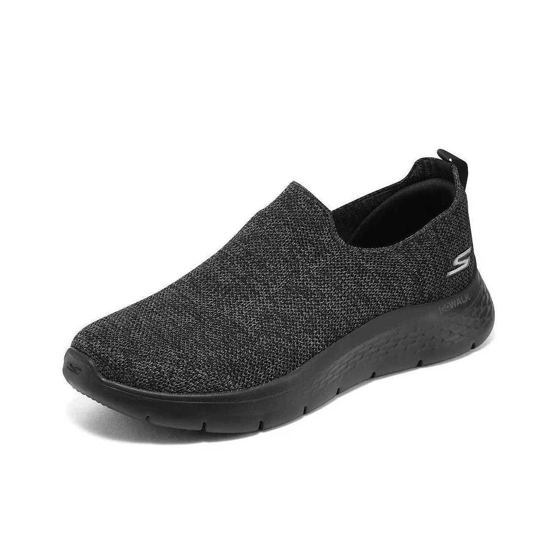 Skechers Go Walk Fle Low Top Casual Shoes Men's Black