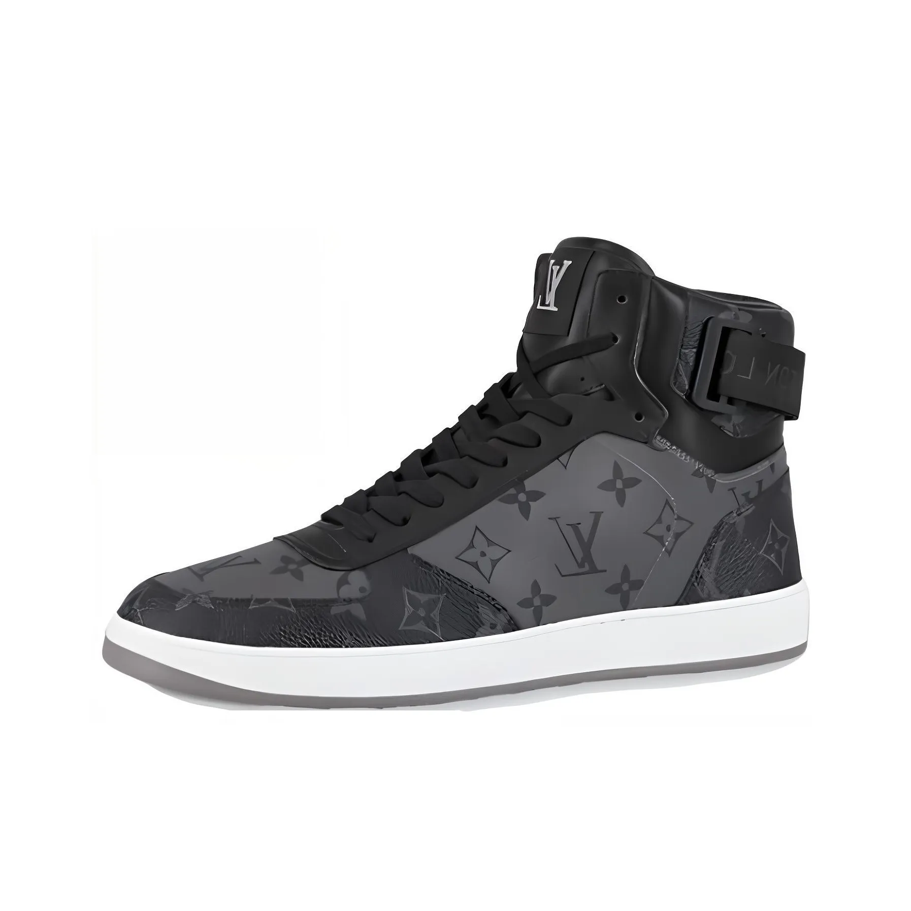 LOUIS VUITTON Rivoli Ankle Sneakers 'Grey Monogram'