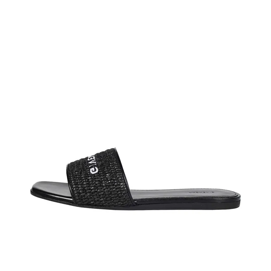 Givenchy 4G Woven raffia Flat Mules