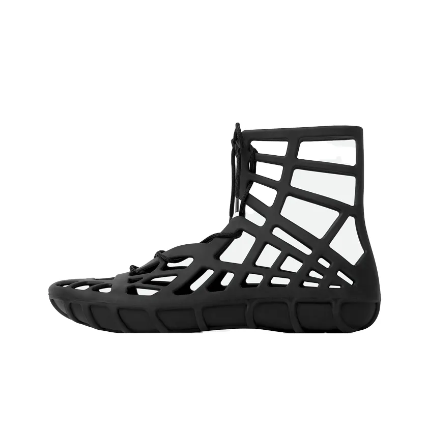 Bottega Veneta Atlas Roman Sandals Men's Black