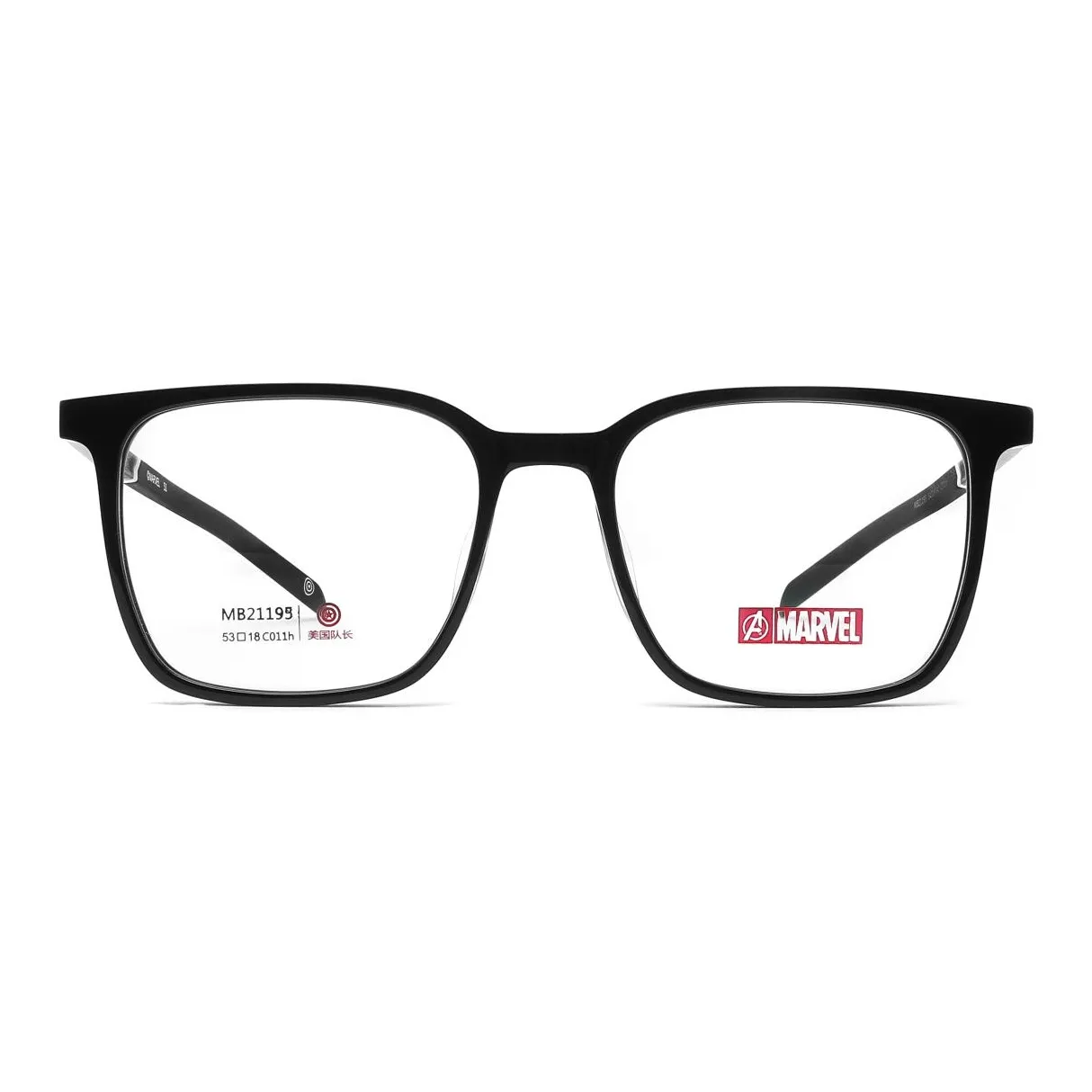 MARVEL The Avengers Series TR Memorial Plastic Square Оправы для очков Унисекс