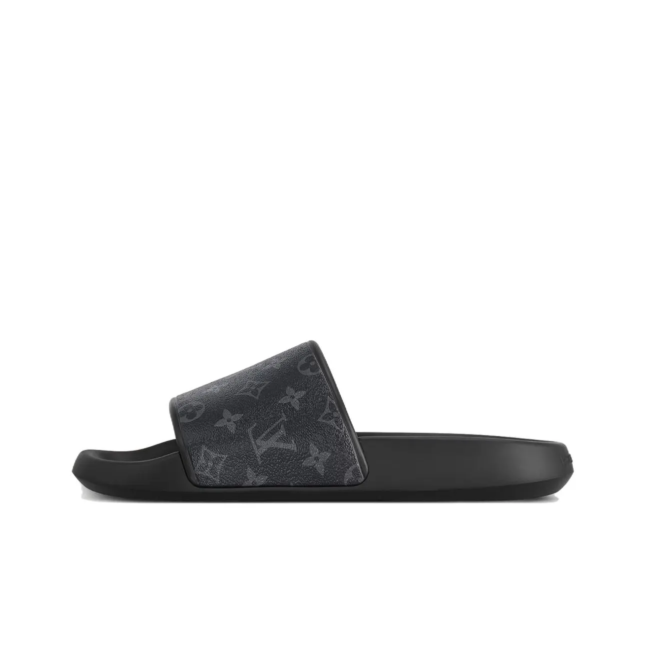 LOUIS VUITTON Waterfront MuleBlack Monogram Sandals
