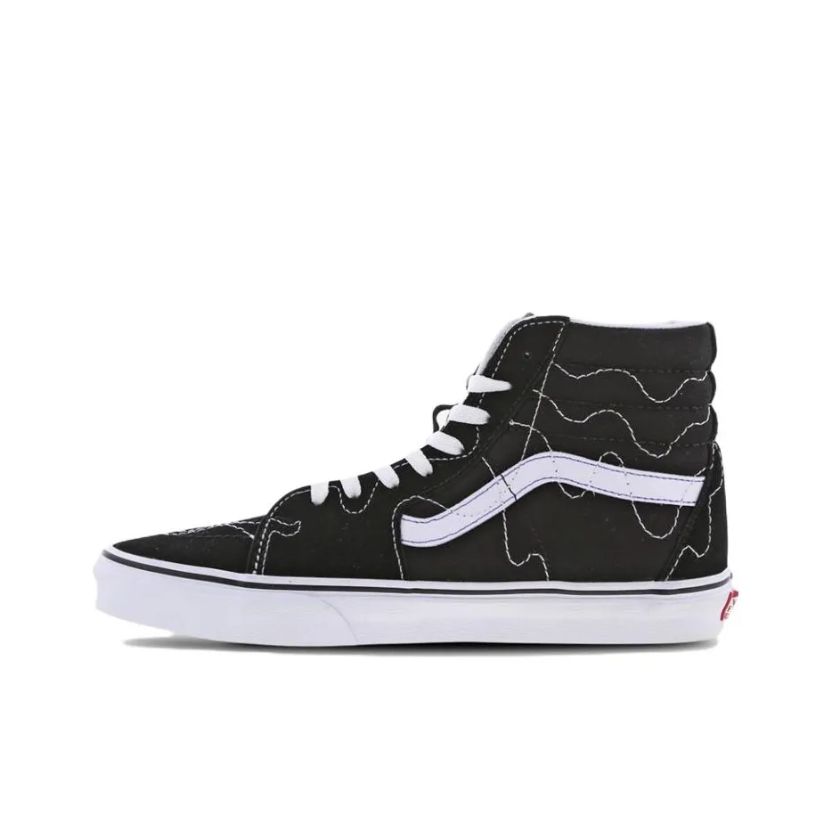 Vans SK8 High Топ Скейтборд Кроссовки Унисекс Черный