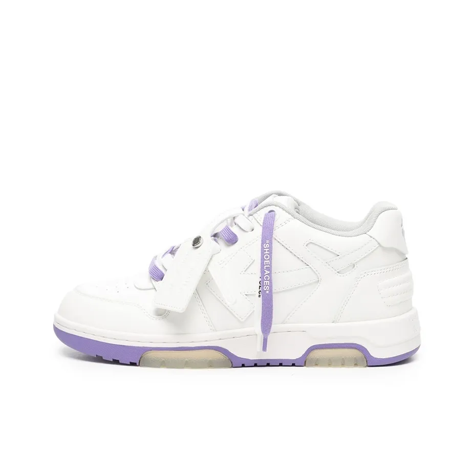 OFF WHITE Out Of Office Low Top Sneaker 'White Purple'