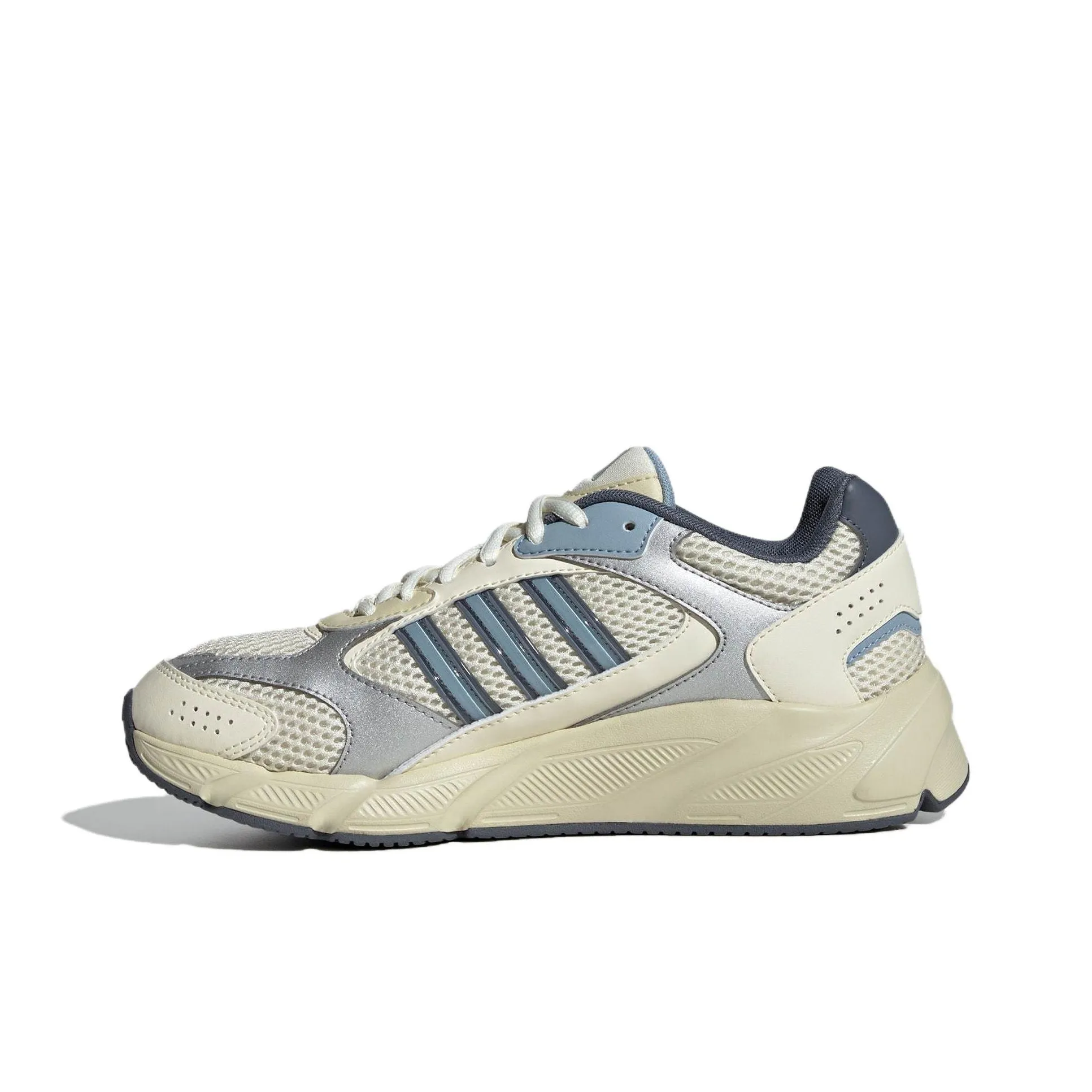 Adidas CRAZYCHAOS 2000 Противоскользящий Устойчивый к истиранию Низкий Топ Беговые кроссовки Женские Белый Коричневый