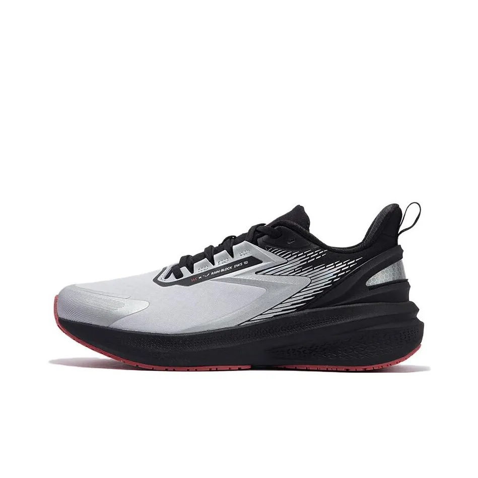 361° Rainy Day 7.0 Slip Resistant Low Top Running Shoes Men's Silver Black