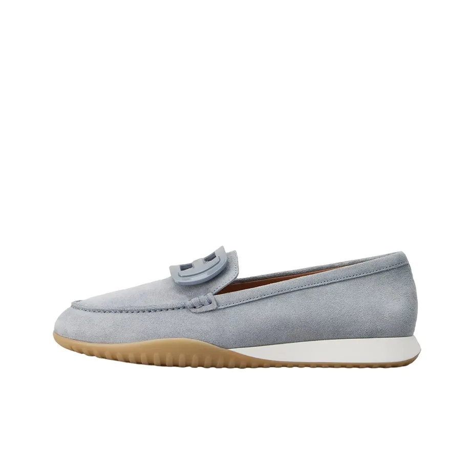 HOGAN Olympia Loafers Women's Light Blue