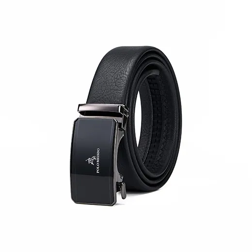 POLOMEISDO Top Grain Cow Leather Practical Belt Box Men's 3.5cm Greeting Card Contact Customer Service For Writing