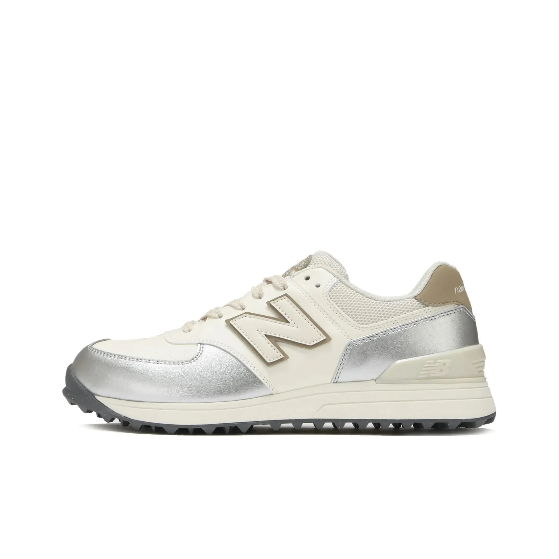 New Balance NB 574 Low Top Golf Shoes Women's Silver