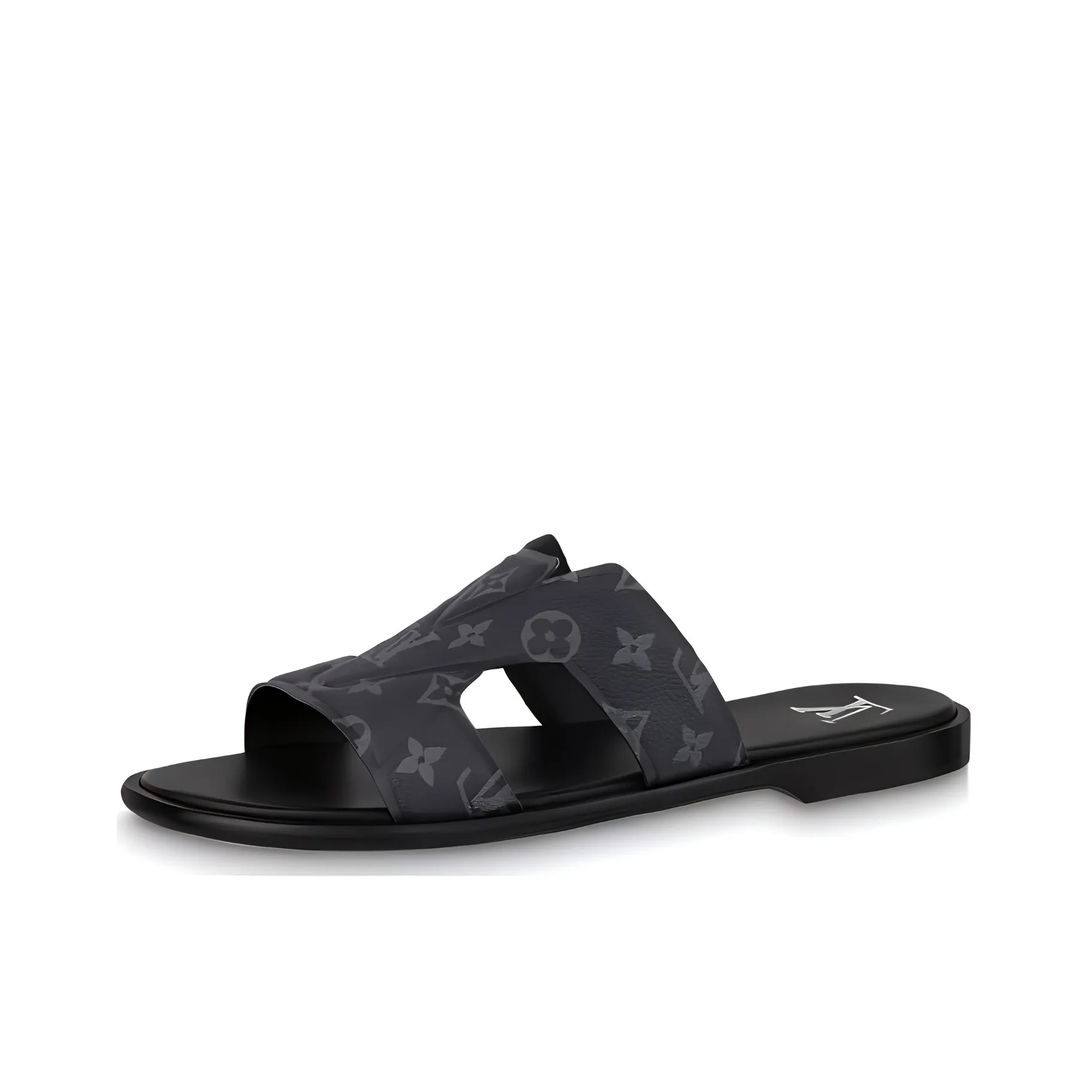 LOUIS VUITTON Oasis Slip Resistant Slide Slippers Men's Black