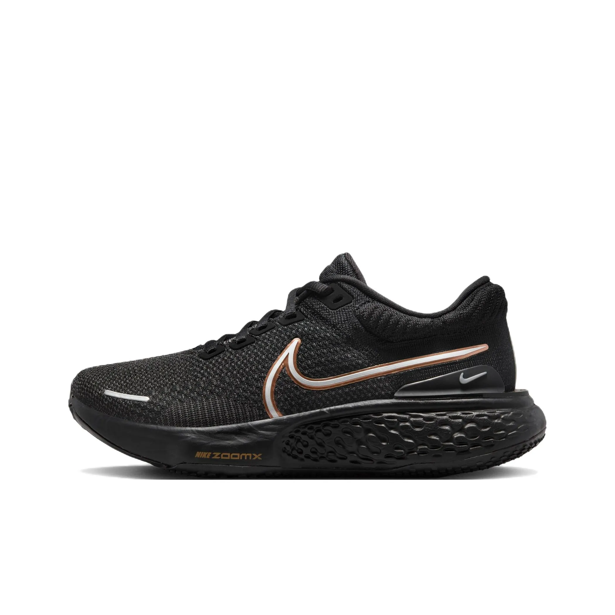Nike ZoomX Invincible Run Flyknit 2 Black Metallic Copper Women's