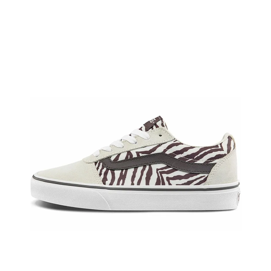 VANS Ward Low Топ Скейтборд Кроссовки Женские Многоцветный Тигр С принтом