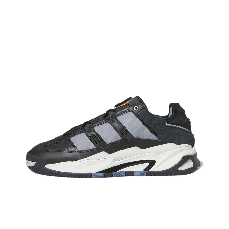 Adidas Originals Niteball Шокабсорберы Устойчивые к истиранию Низкий Топ Кэжуал Унисекс Черный