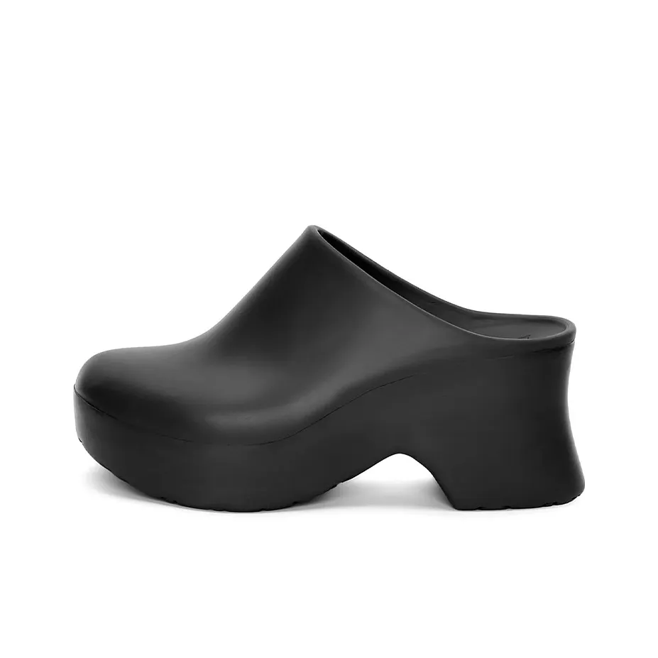 LOEWE Anagram Closed Toe Slippers Women's Black