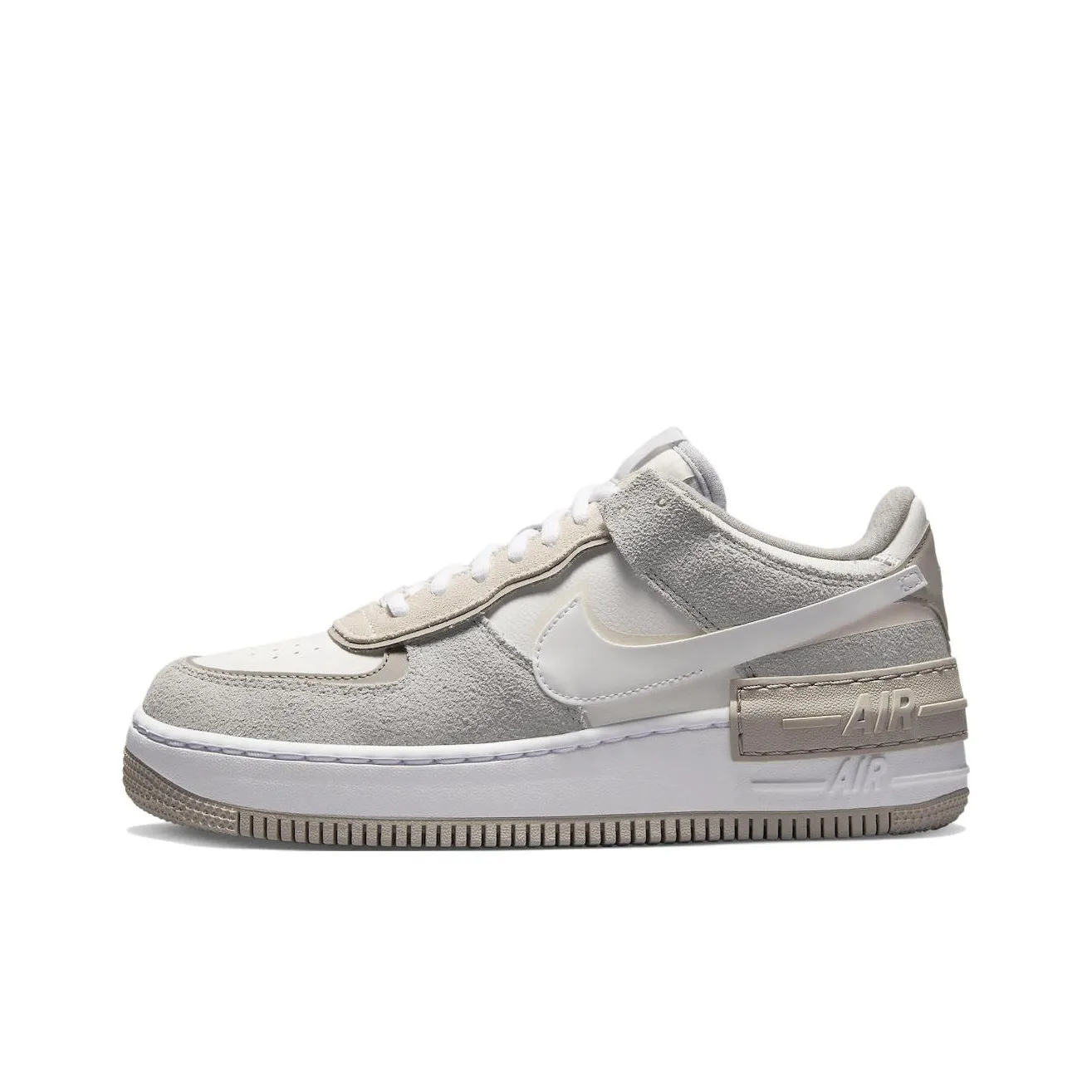 Nike Air Force 1 Shadow 'Grey Fleece' Women's