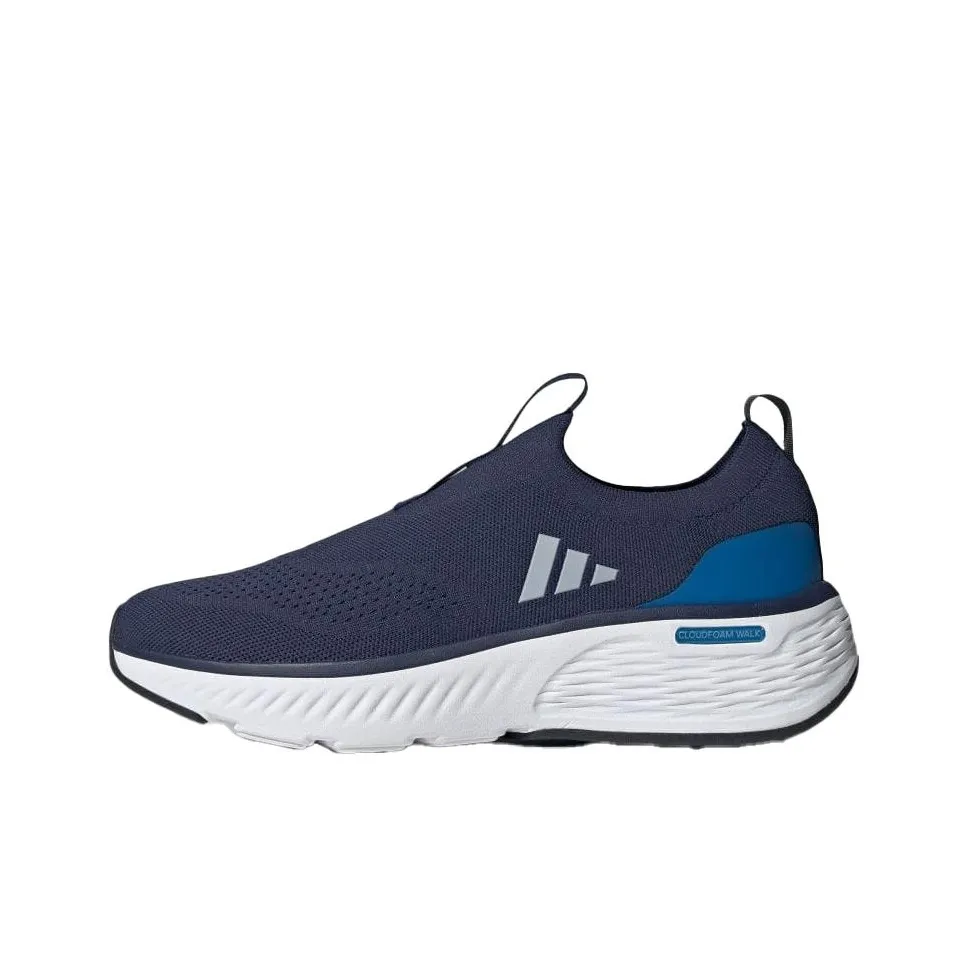 Adidas Cloudfoam Anti Slip Wear Resistant Low Top Casual Shoes Men's Dark Blue