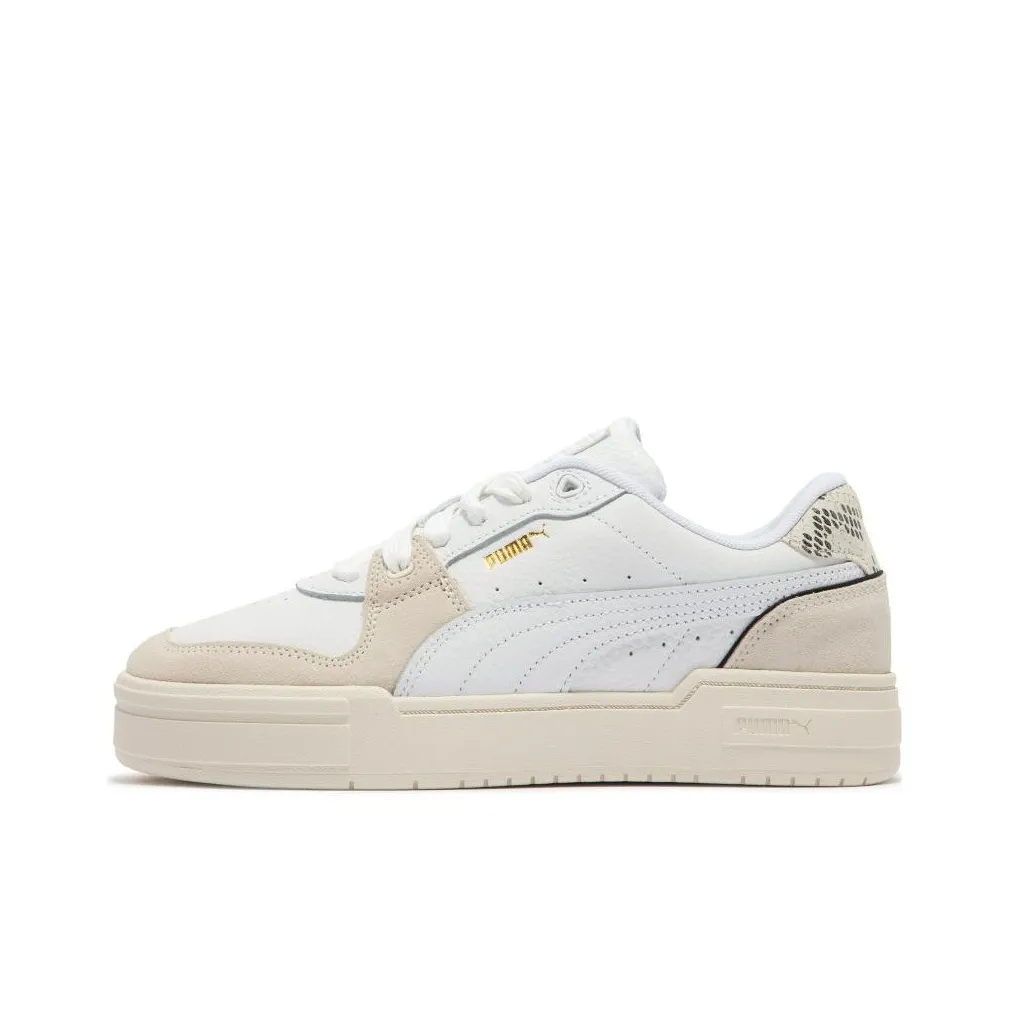 PUMA CA Pro Lux Snake Low Top Скейтборд Кроссовки Унисекс Экрю