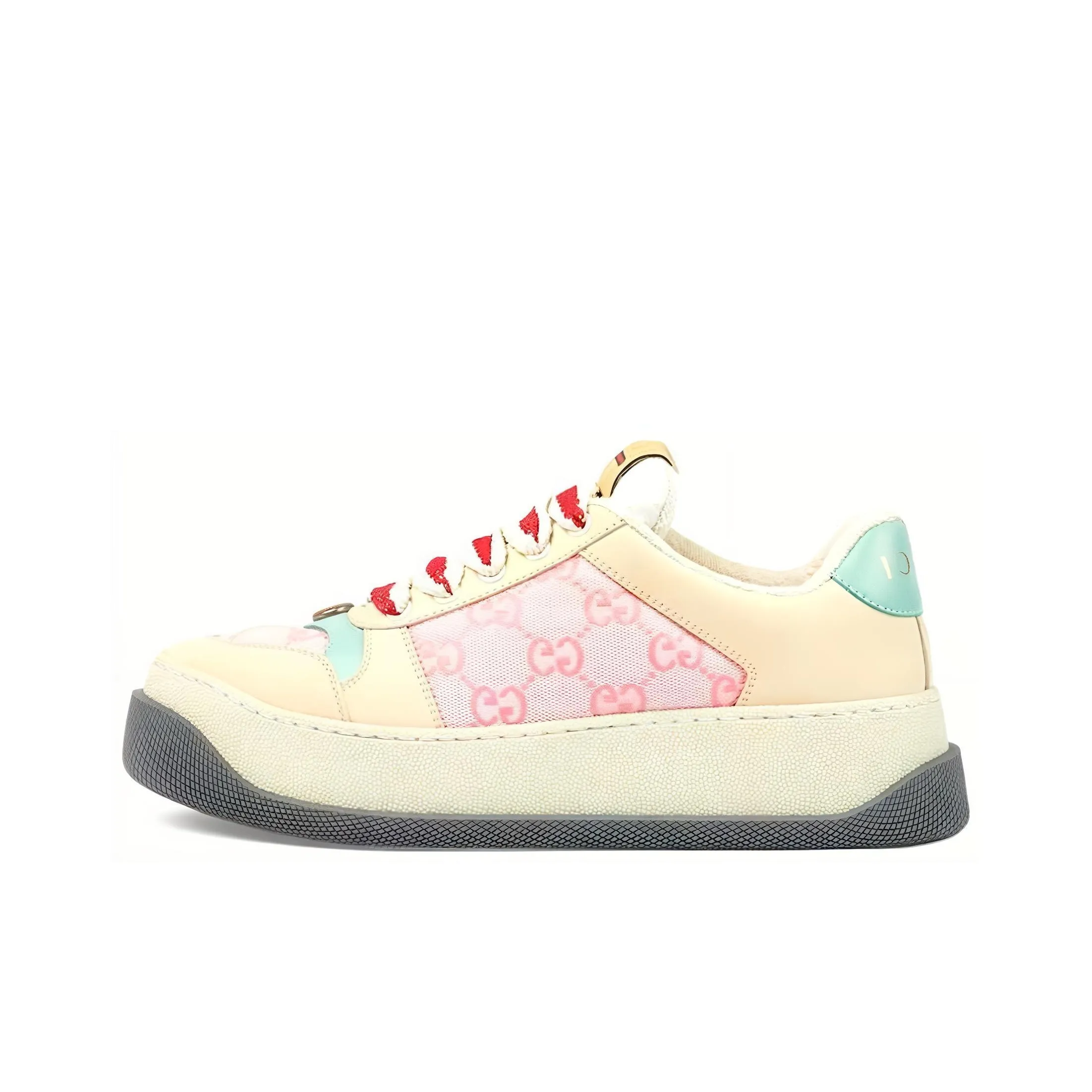GUCCI Women's Screener 'GG Monogram Beige Pink' Women's