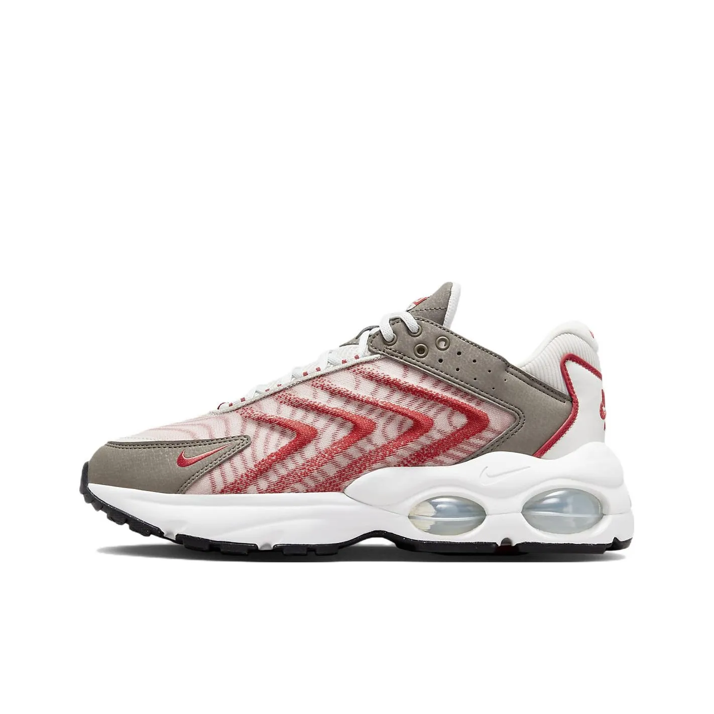 Nike Air Max TW Low Топ Casual Мужской Красный Серый Белый