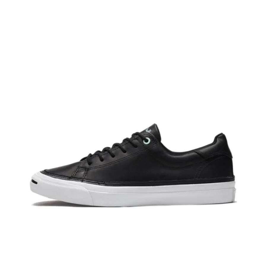 Конверс Jack Purcell 2 Slip Resistant Abrasion Resistant Легкий Низкий Топ Скейтборд Кроссовки Унисекс Черный