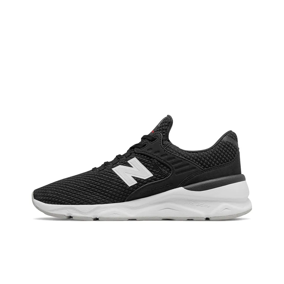New Balance NB X 90 Амортизация Дышащий Отводящий пот MID Топ Повседневная обувь Унисекс Черный Красный