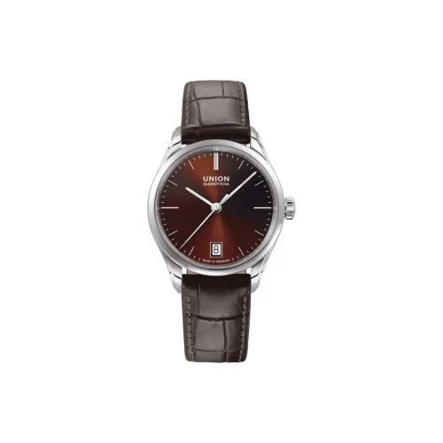 UNION GLASHUTTE/SA Автоматический Механический Движение Женские Часы 34 мм Кофе