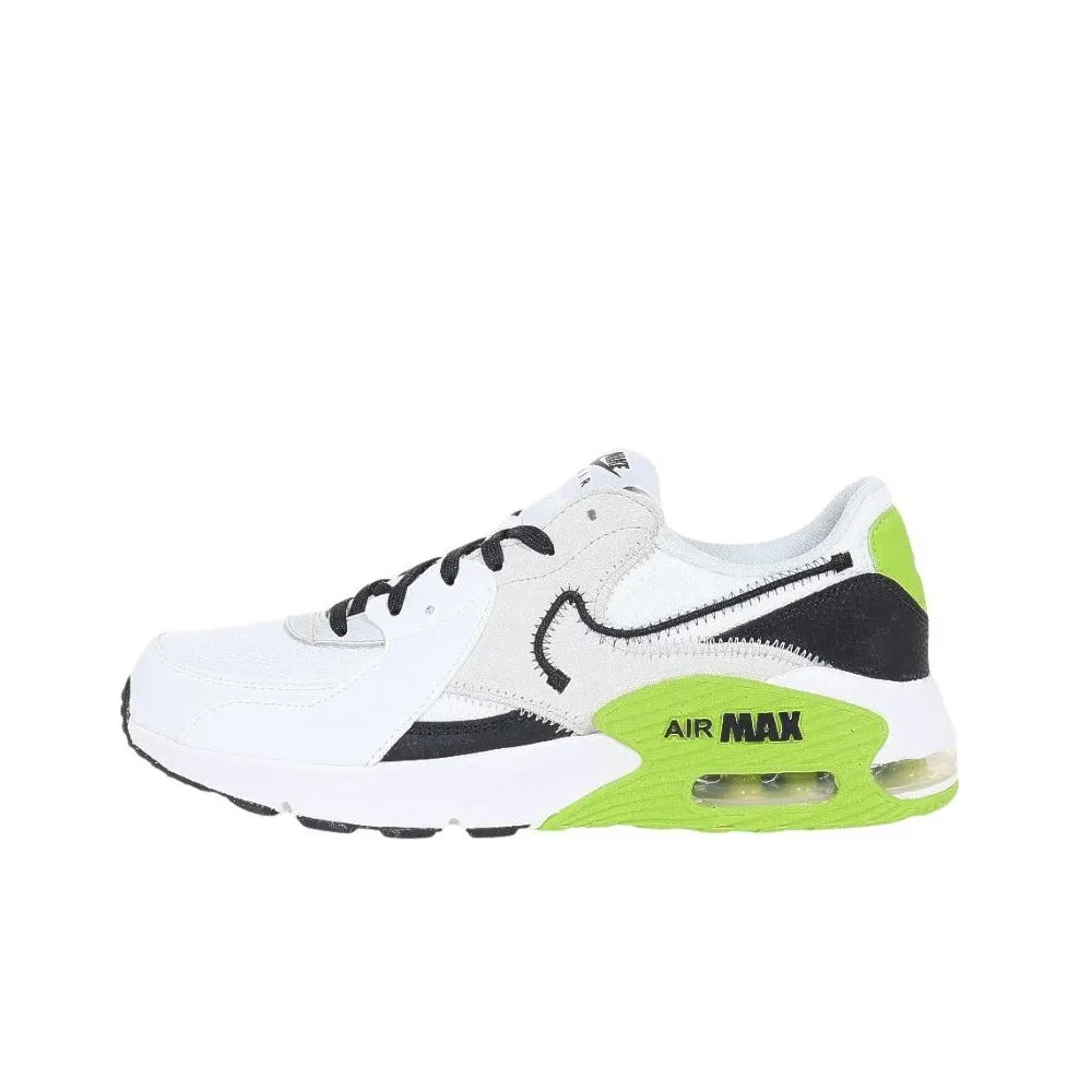 Nike Air Max Excee Exy Амортизация Износостойкий Низкий Топ Casual Мужской Белый Черный Зеленый