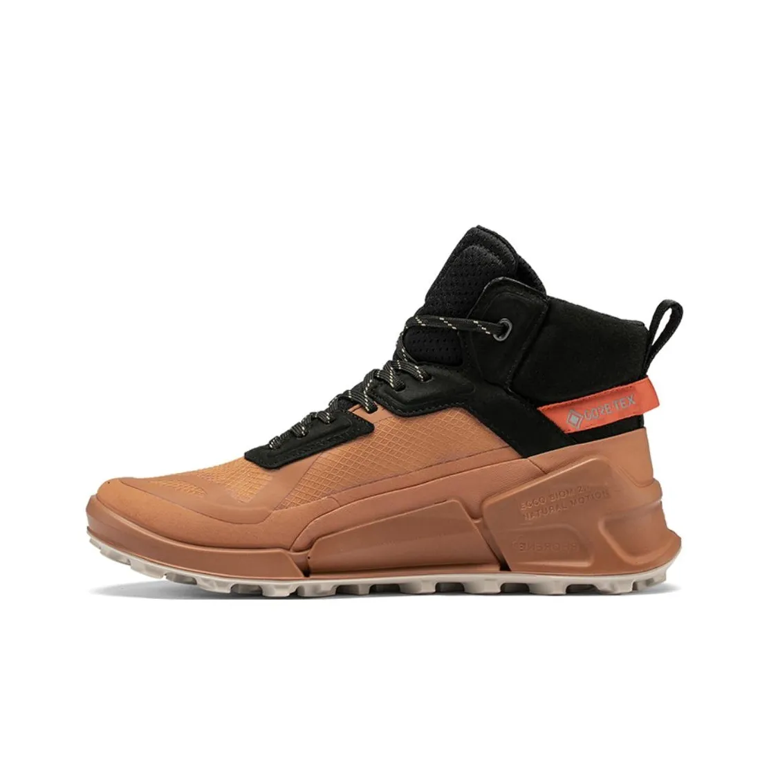 Ecco Step 2.1 Series High Top Sports Casual Shoes Women's Pumpkin Brown