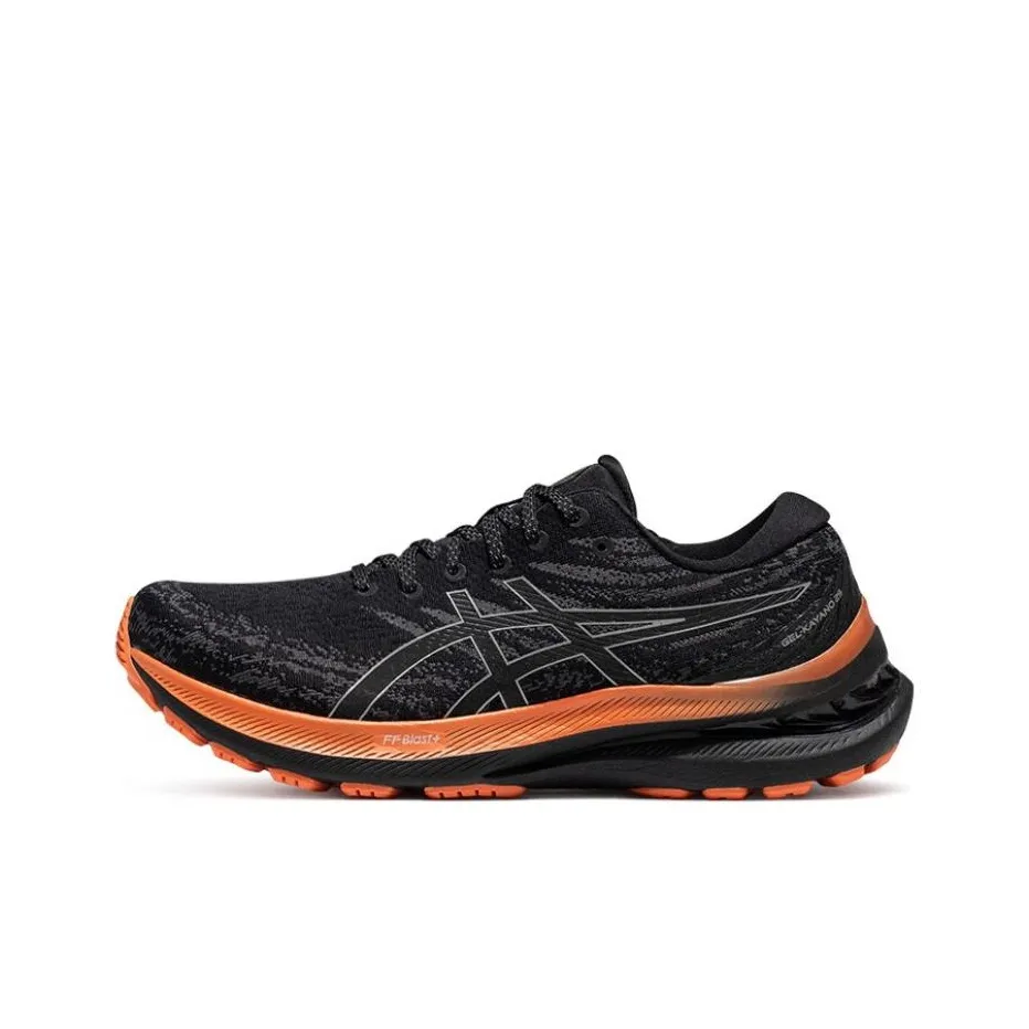 Asics Gel KAYANO 29 Амортизация Устойчивость к истиранию Дышащий Низкий Топ Марафон Беговые кроссовки Мужской Черный
