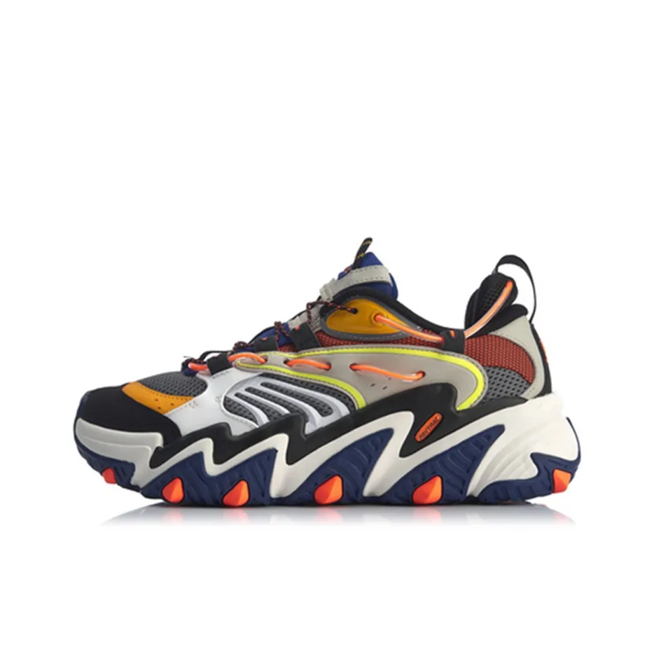LiNing X-Claw Cat Paw Cushioning Anti-Slip And Wear-Resistant Low-Top Sports Casual Shoes Men's Iron Asphalt Gray