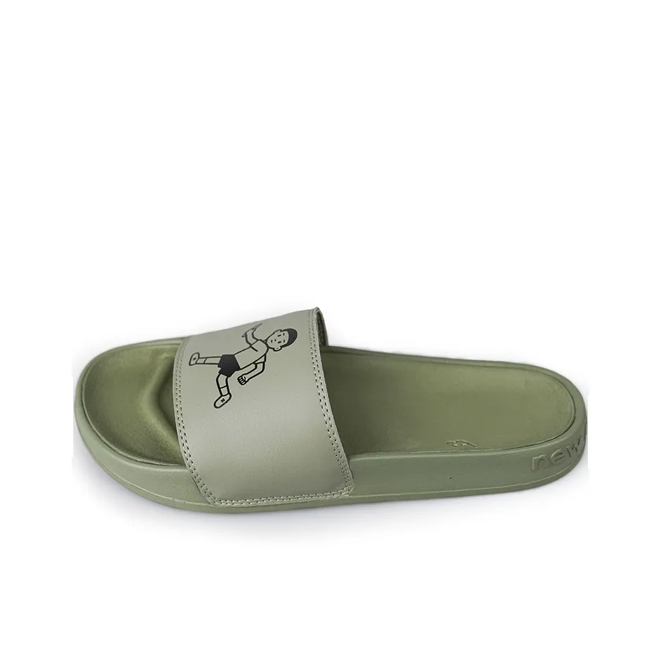 New Balance X Noritake Slippers Dark Green