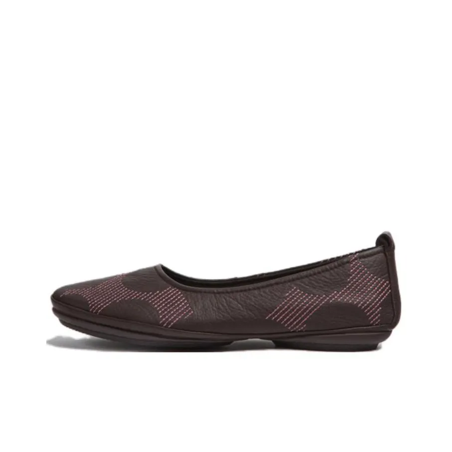 CAMPER Nina Decorative-stitching Ballerina Shoes