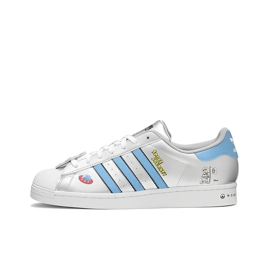 Adidas Superstar X Disney Shoes 'Metal Silver Blue'